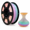 Rainbow PETG filament series illustration