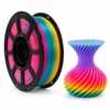 Rainbow Silk PLA filament series illustration