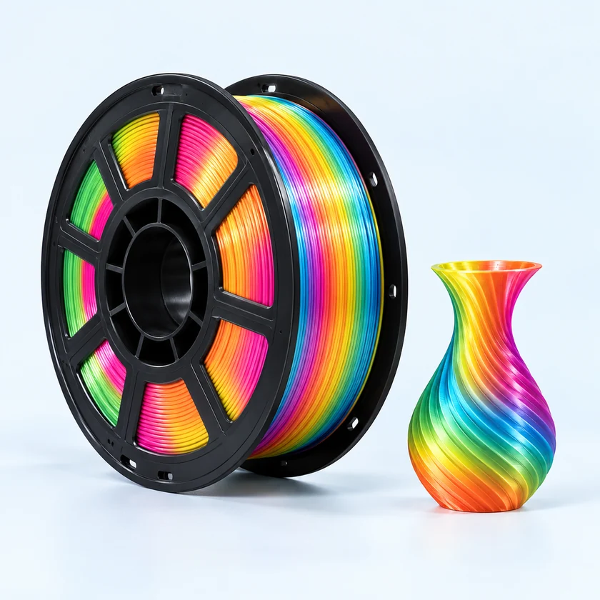 Rainbow Silk PLA