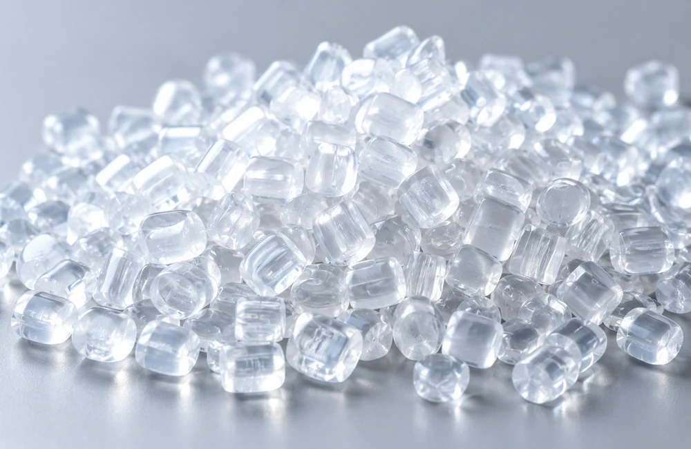 Virgin raw materials process illustration